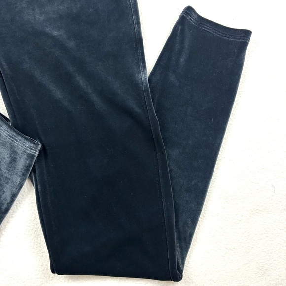 Spanx Dark Blue Velvet Power Waistband Seam Free Soft Full Length Leggings (XL) - Picture 6 of 15